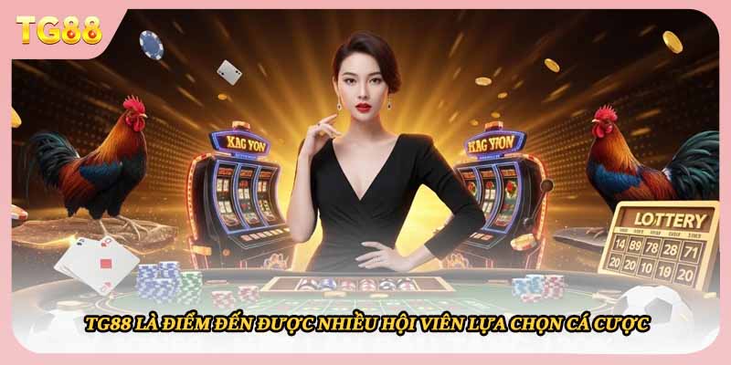 TG88 là điểm đến được nhiều hội viên lựa chọn cá cược
